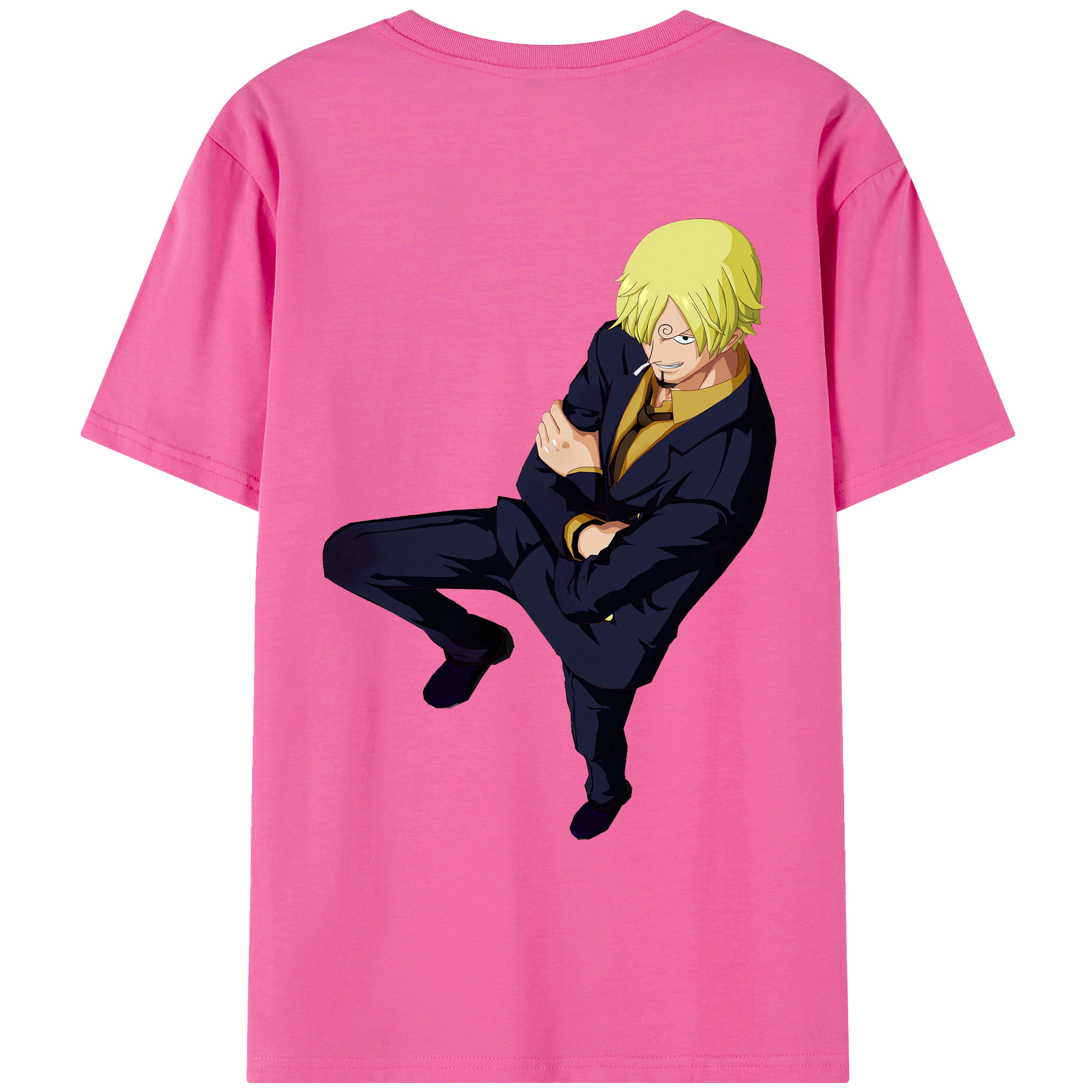 （画像用） ワンピース サンジ ONE PIECE Sanji レディース半袖Tシャツ(バックプリント)